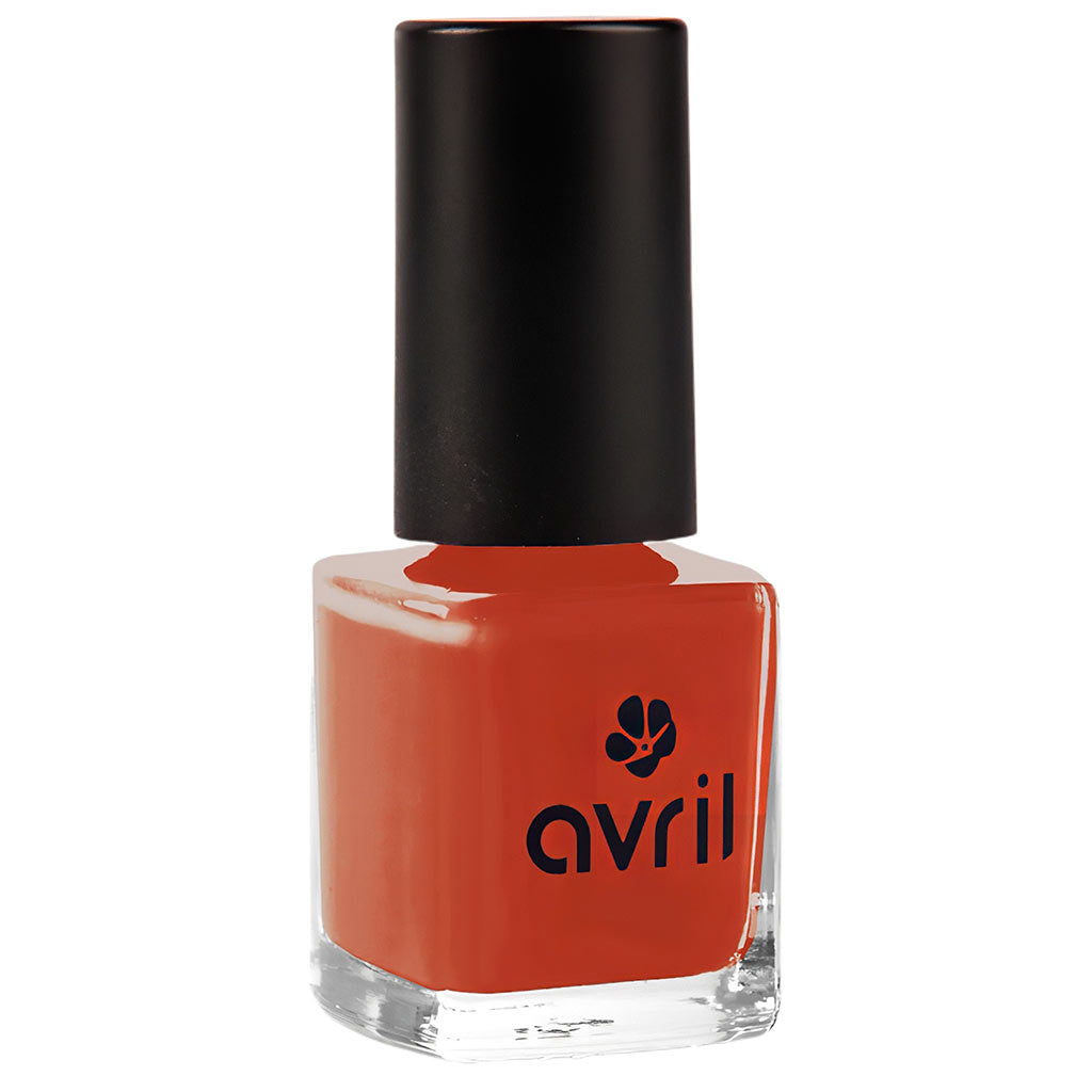 Avril Organic 7- free kynsilakka 7ml - Brick Red / Rouge Brique N°1535