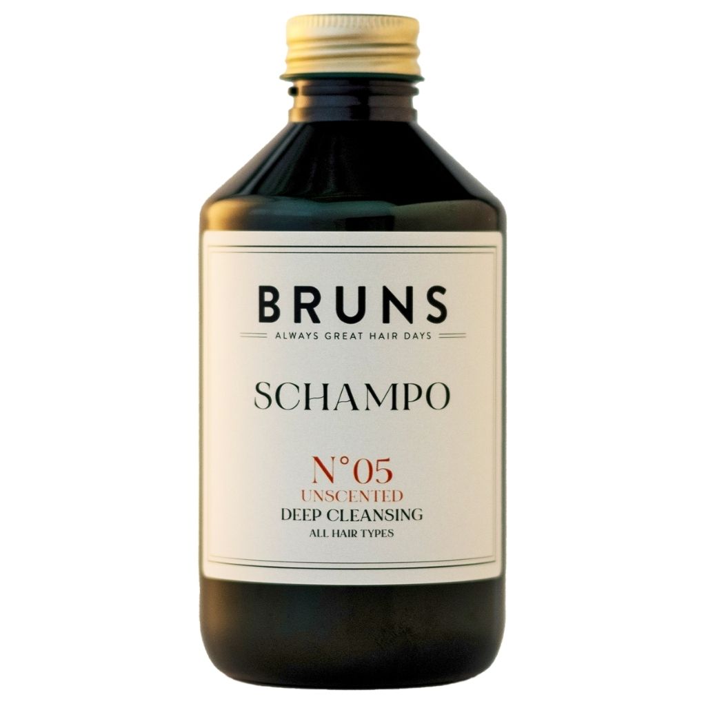 BRUNS Products Nr05 Unscented Detox Shampoo Hajusteeton Tuuheuttava Shampoo 300ml