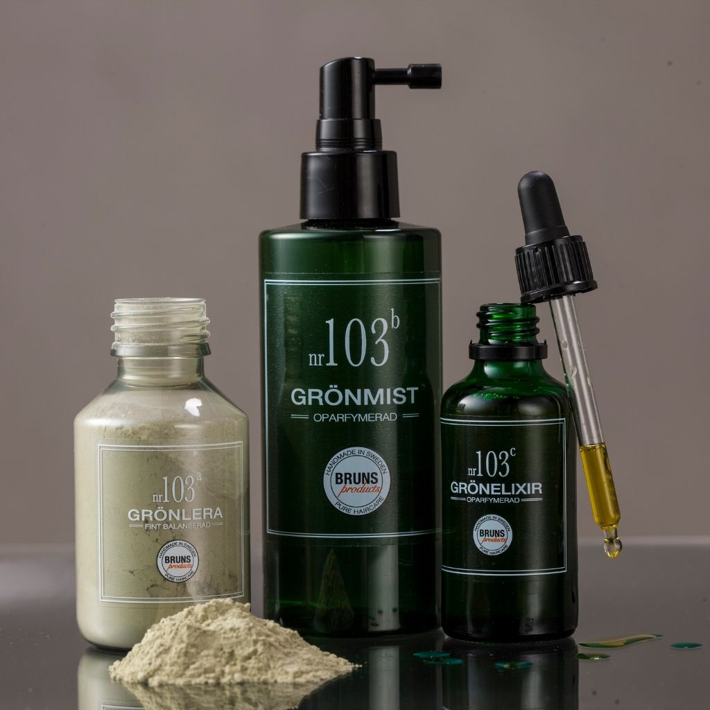 BRUNS Products Nr104c Oriental Kassia Green Elixir Seerumi Hiuspohjalle ja kasvoille 50ml