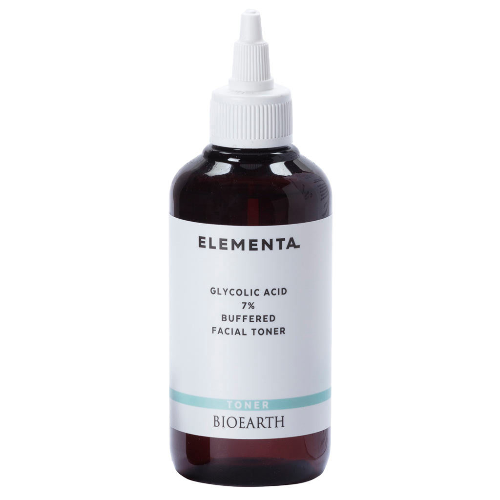 Bioearth Elementa Glycolic Acid 7% Buffered Facial Toner Kasvovesi 200ml