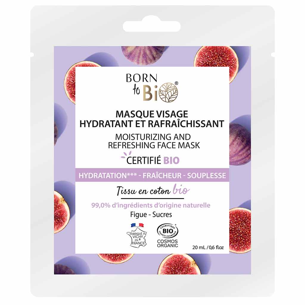 Born to Bio Hydrating and Refreshing Face Mask Kosteuttava Kangasnaamio 20ml