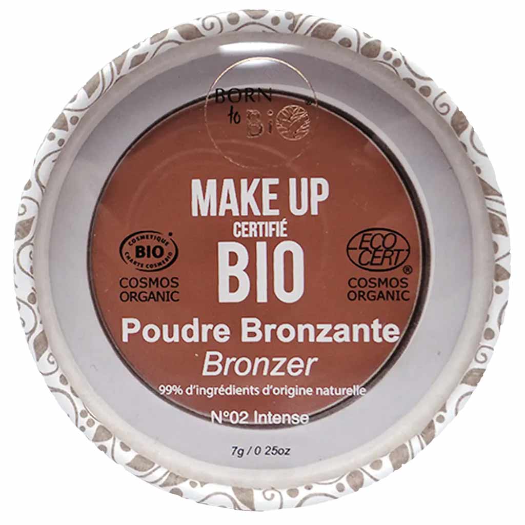 Born to Bio Organic Bronzing Powder Aurinkopuuteri 7g - Intense