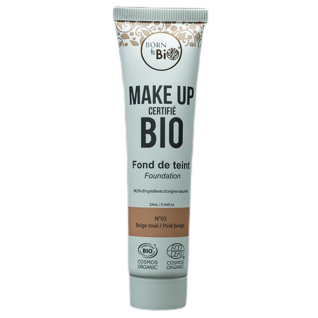 Born to Bio Organic Foundation - Meikkivoide 25ml - Pink Beige