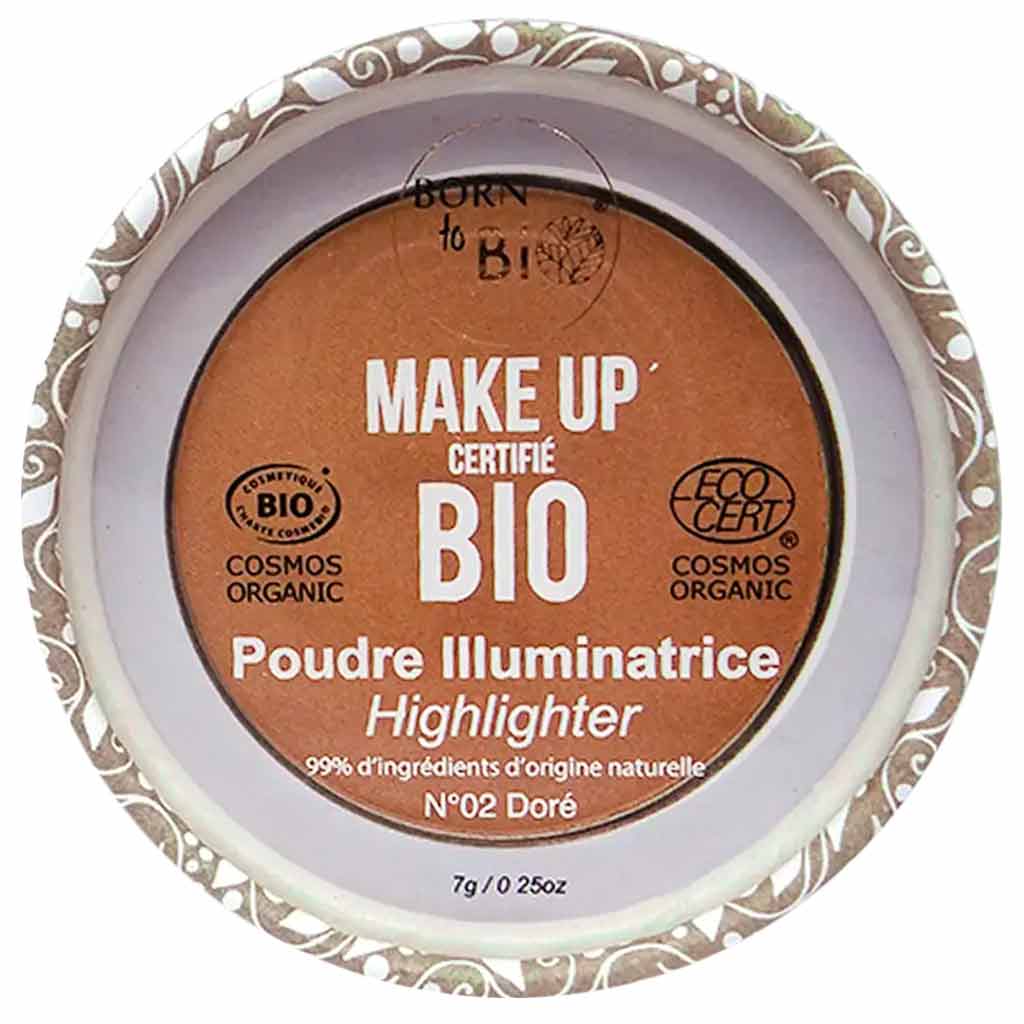 Born to Bio Organic Highlighter - Korostuspuuteri 7g - Doré