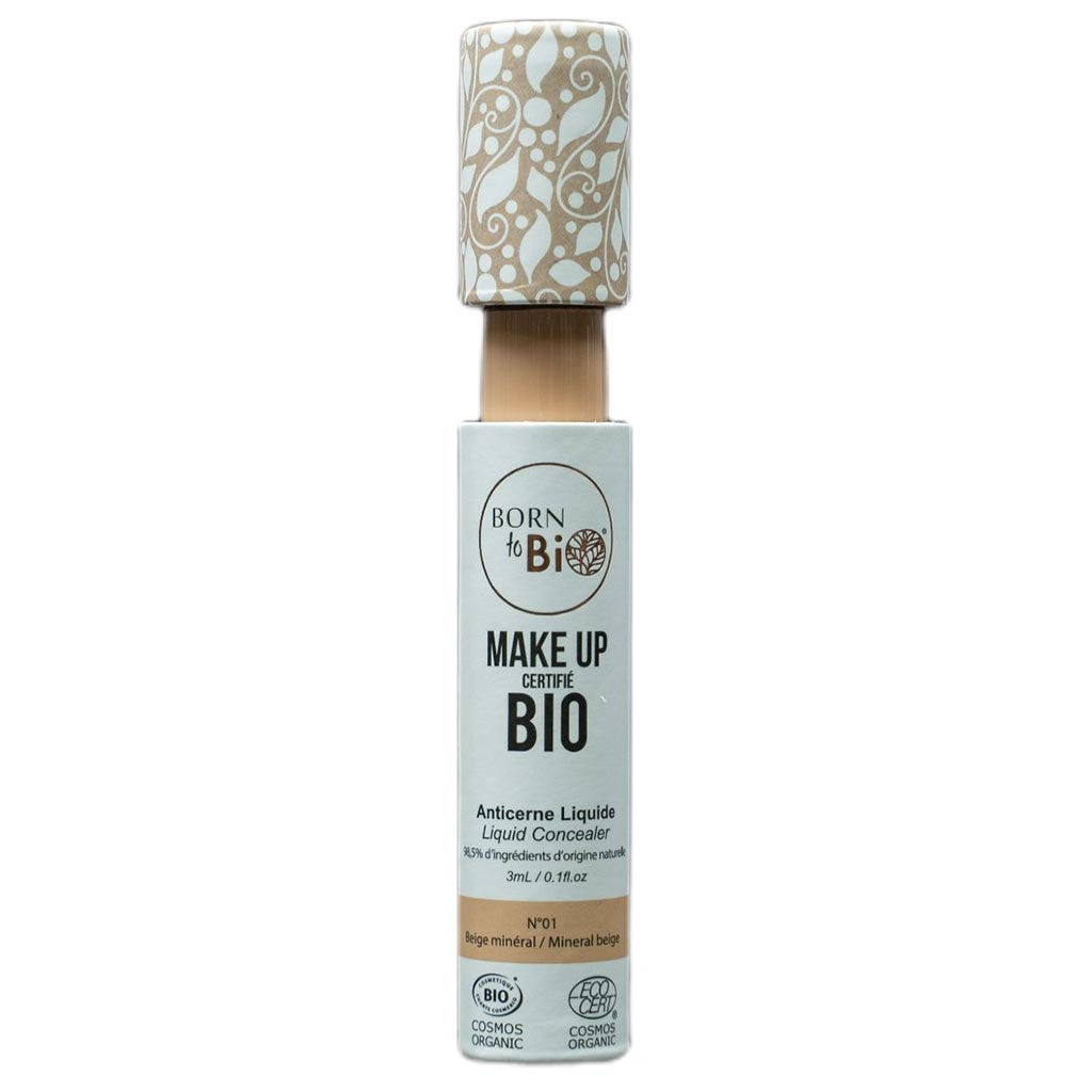 Born to Bio Organic Liquid Concealer - Nestemäinen peitevoide 3ml - Mineral Beige