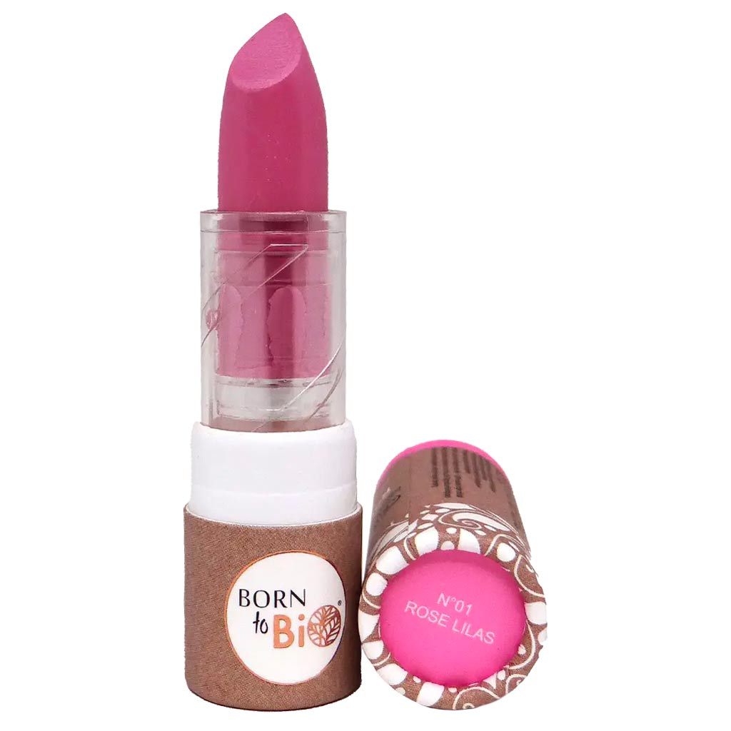 Born to Bio Organic Matt Lipstick - Mattahuulipuna 3,5g - Rose Lilas