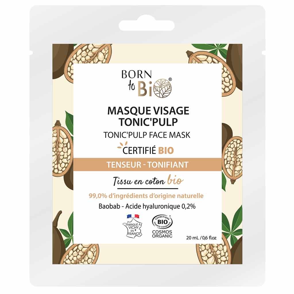 Born to Bio Tonic Pulp Face Mask Kangasnaamio 20 ml