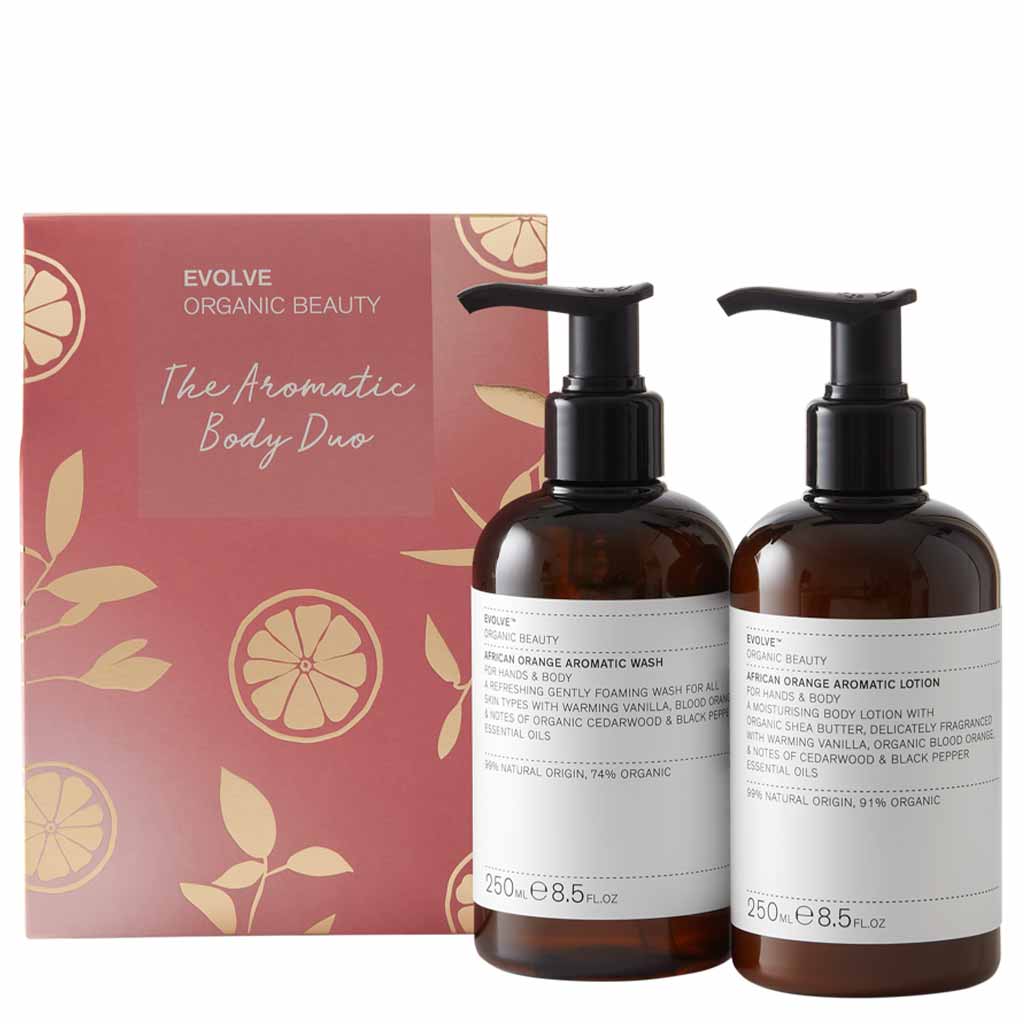 Outlet Evolve Organic Beauty The Aromatic Body Duo Lahjapakkaus