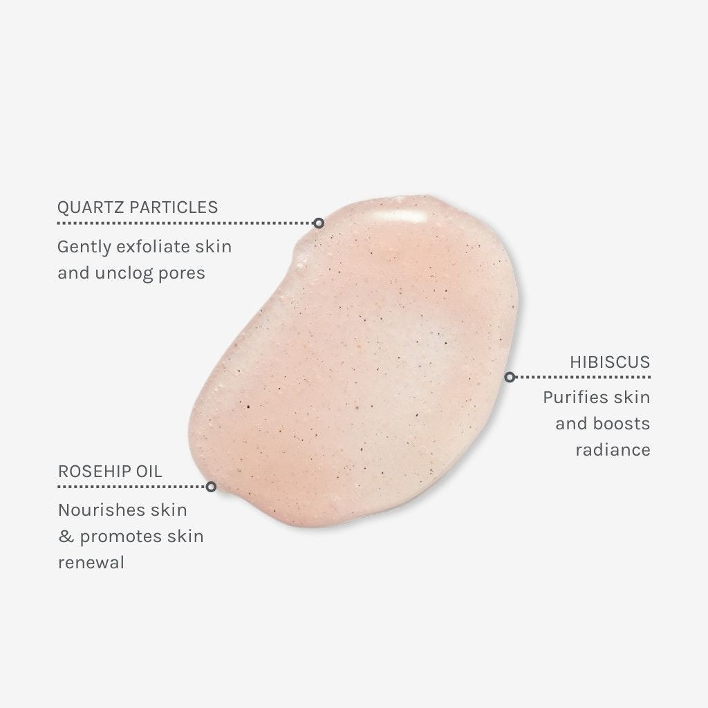 Evolve Organic Beauty Rose Quartz Facial Polish Ruusu & Kvartsi Kasvokuorinta 60ml
