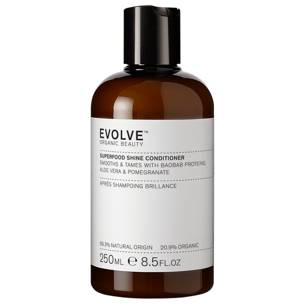 Evolve Organic Beauty Superfood Shine Hoitoaine 250ml