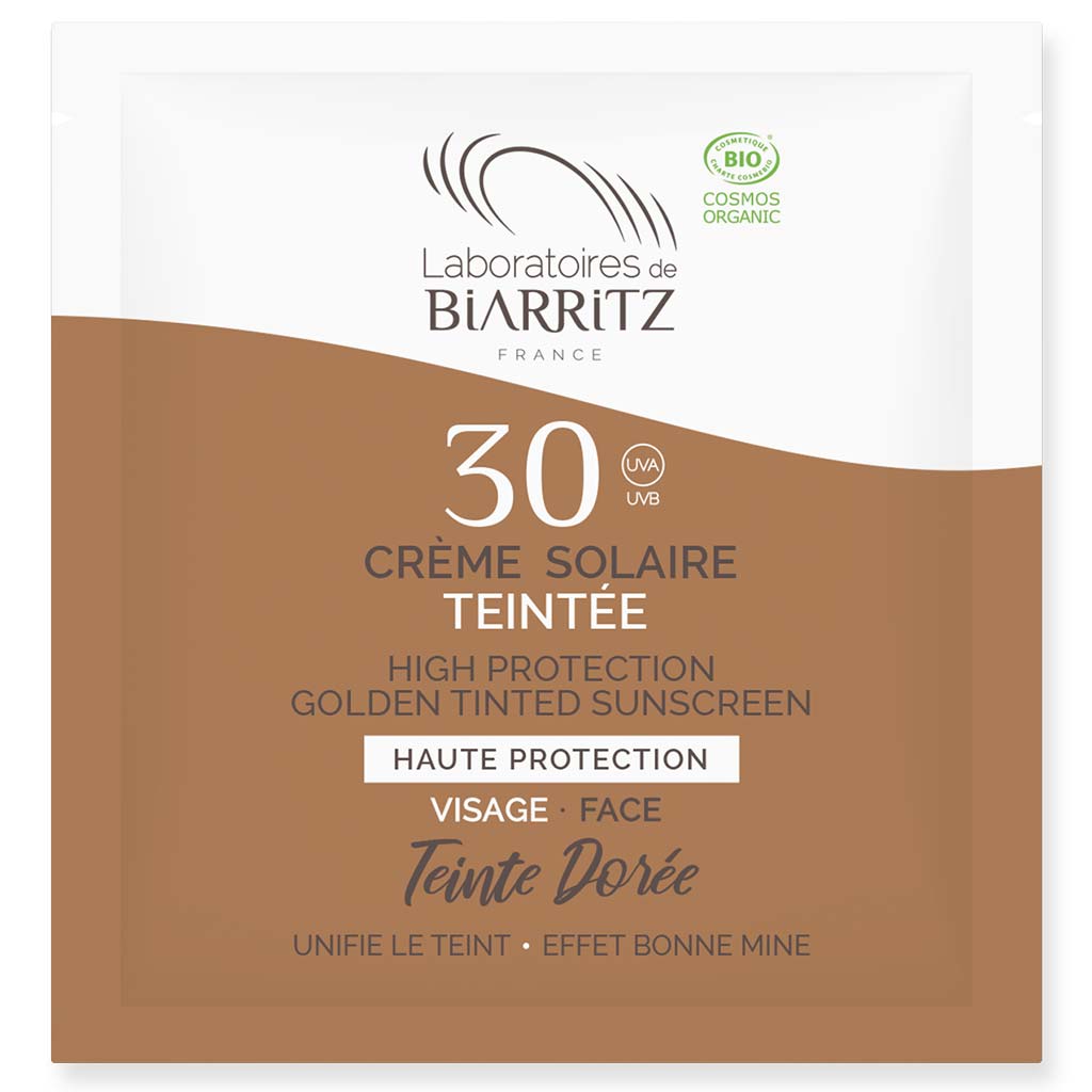 Alga Maris Sävyttävä Aurinkovoide kasvoille SPF30 Näyte - Golden