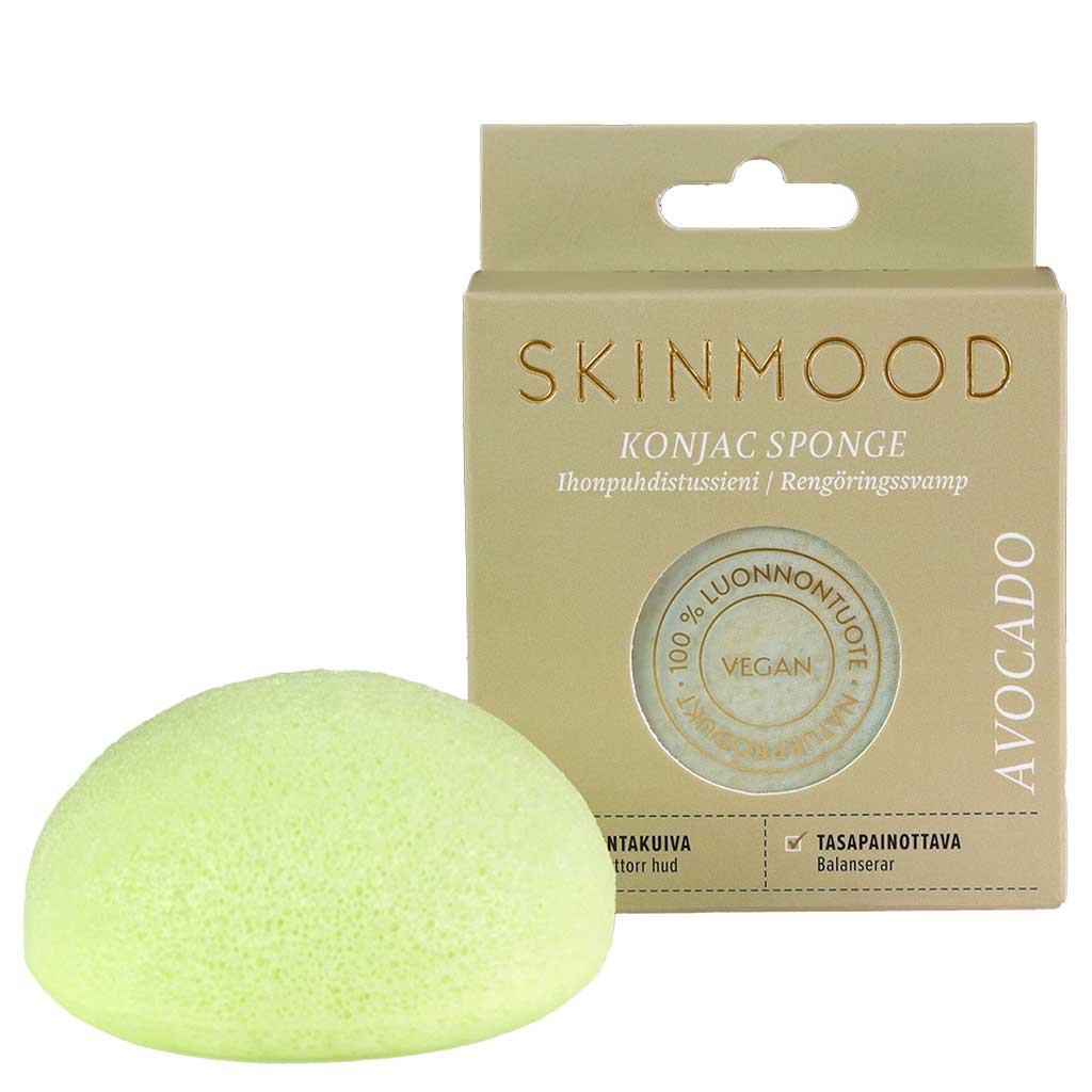 SkinMood Konjac Avokado Kasvosieni Sekaiholle