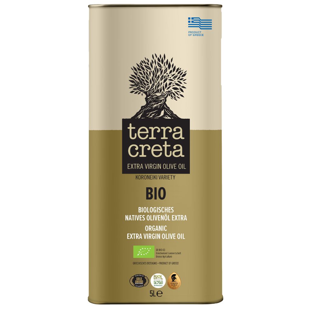 Terra Creta Extra-neitsytoliiviöljy luomu 5000 ml