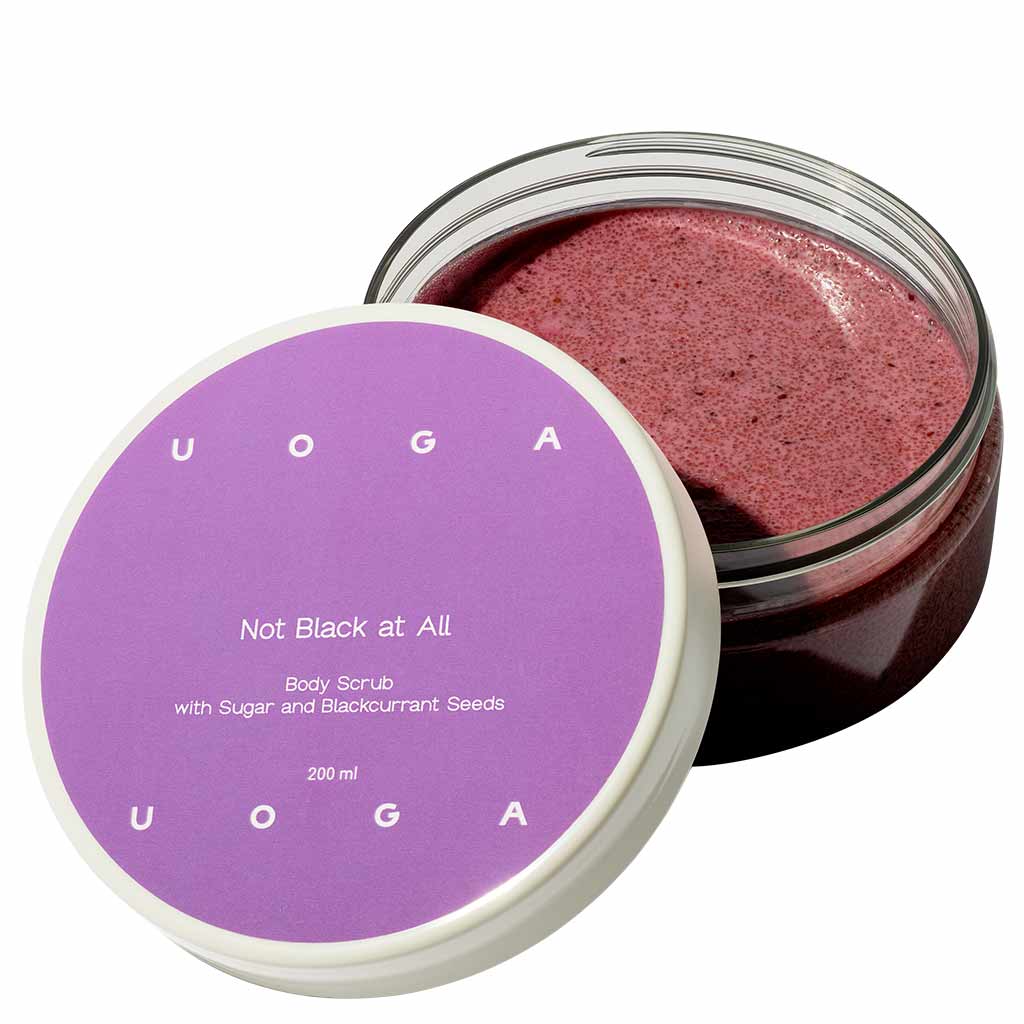 Uoga Uoga Not Black at All Body Scrub Vartalokuorinta 200ml