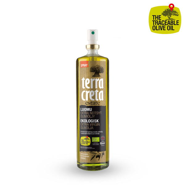 Terra Creta Extra-neitsytoliiviöljy Spray luomu 250ml