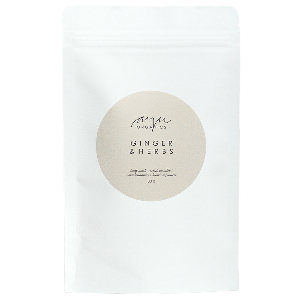 AYU Organics Ginger & Herbs Vartalonaamio+kuorinta 80g