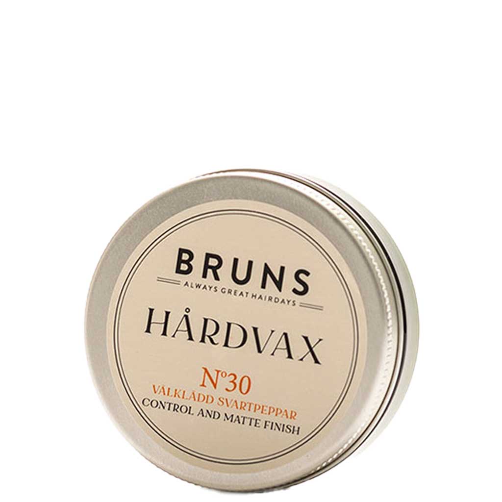 BRUNS Products Nr30 Blackpepper Hairwax Mustapippuri Hiusvaha