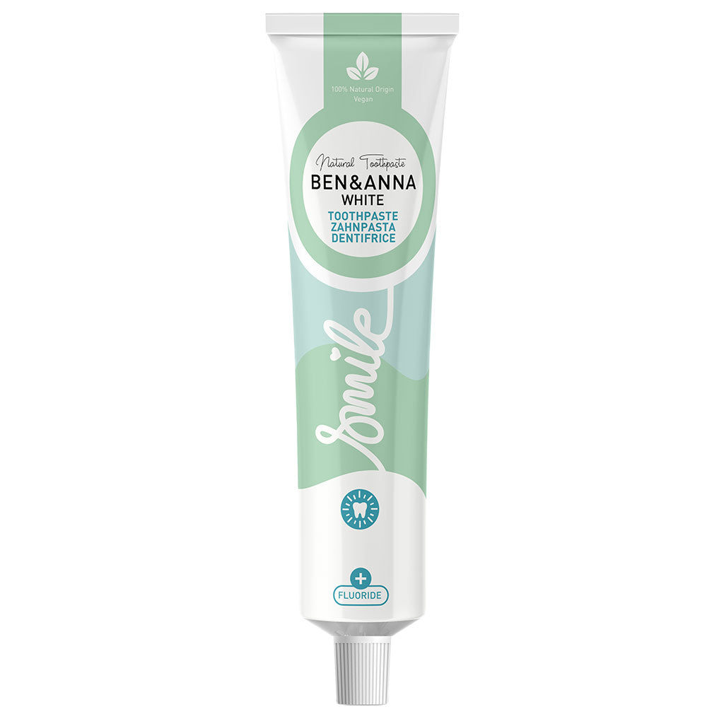 Ben & Anna Toothpaste Hammastahna Alumiinituubissa White 75ml