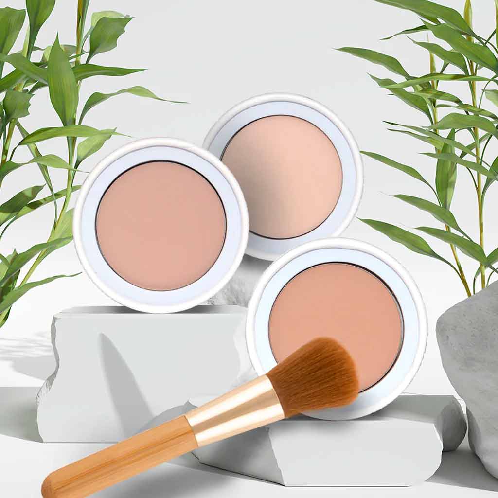 Born to Bio Organic Compact Powder Puuteri 6,5g - Beige Moyen