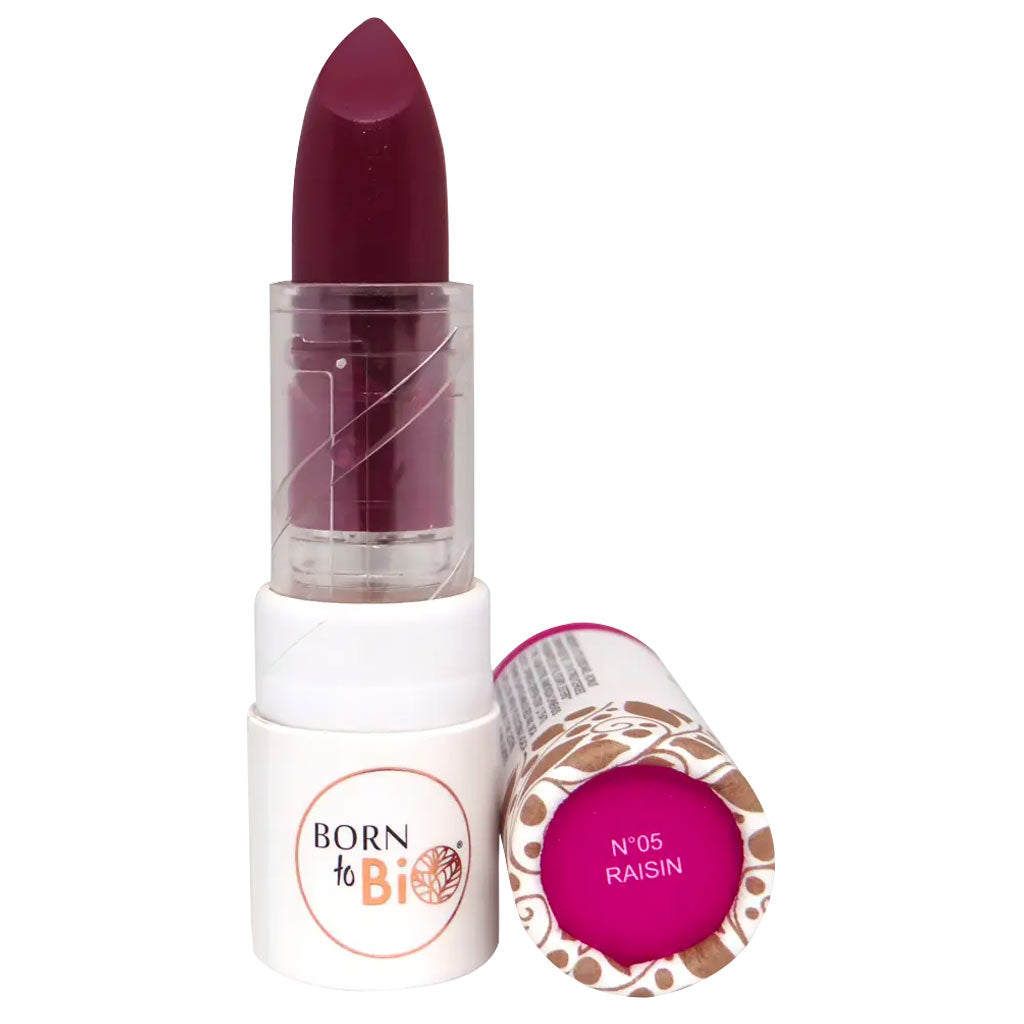 Born to Bio Organic Lipstick - Huulipuna 3,5g - Raisin