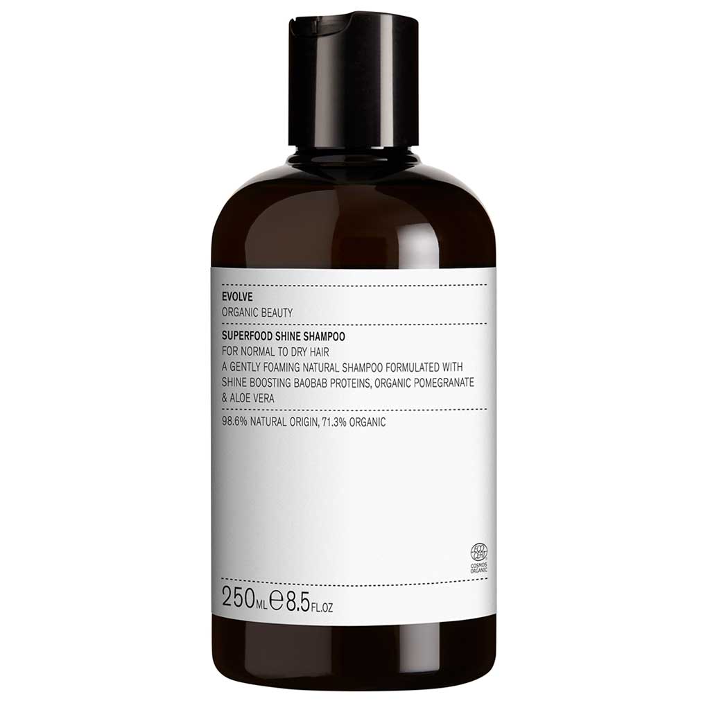 Evolve Organic Beauty Superfood Shine Shampoo 250ml