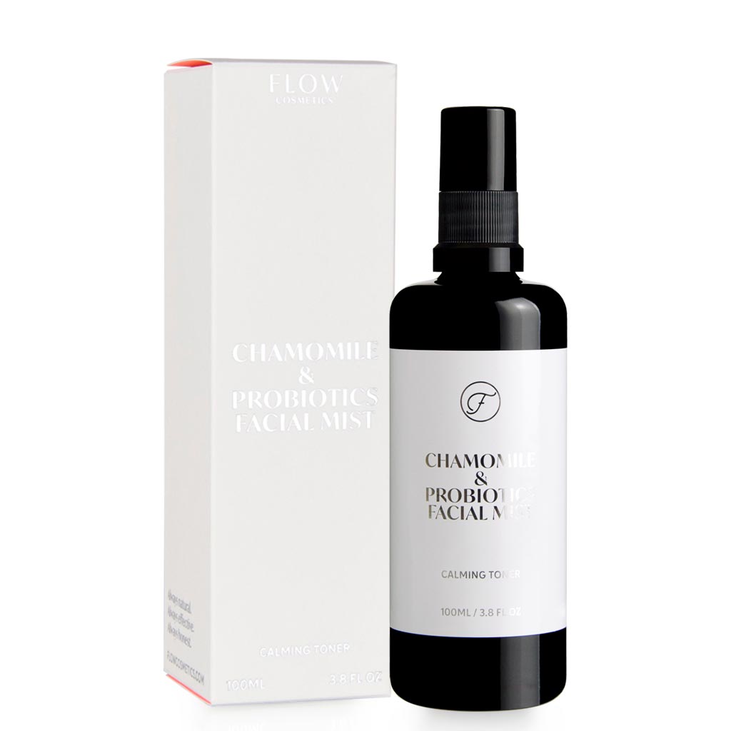 Flow Cosmetics Chamomile + Probiotics Facial mist- Rauhoittava kasvovesi 100ml