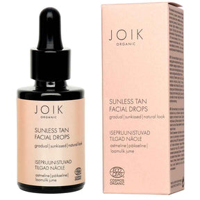 JOIK Organic Sunless Tan Facial Drops itseruskettavat kasvotipat 30ml