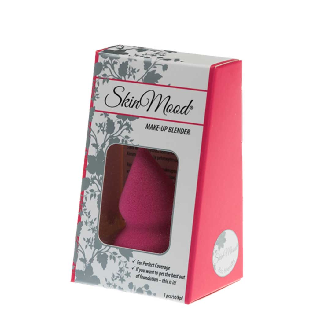 SkinMood Make-up Blender -meikkisieni, pinkki, tatti