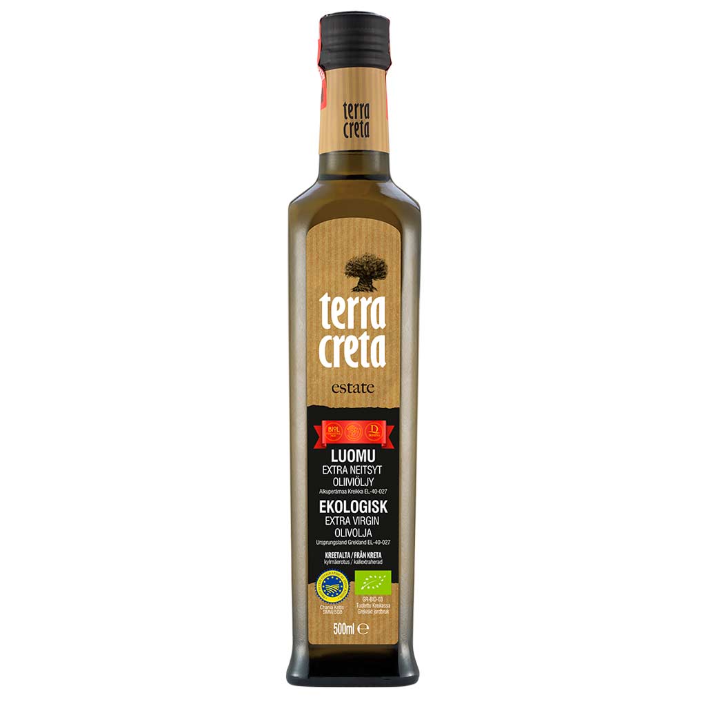 Terra Creta Extra-neitsytoliiviöljy luomu 500ml