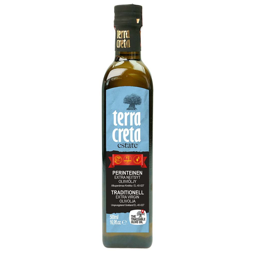 Terra Creta Traditional Perinteinen Ekstra-neitsytoliiviöljy, 500 ml