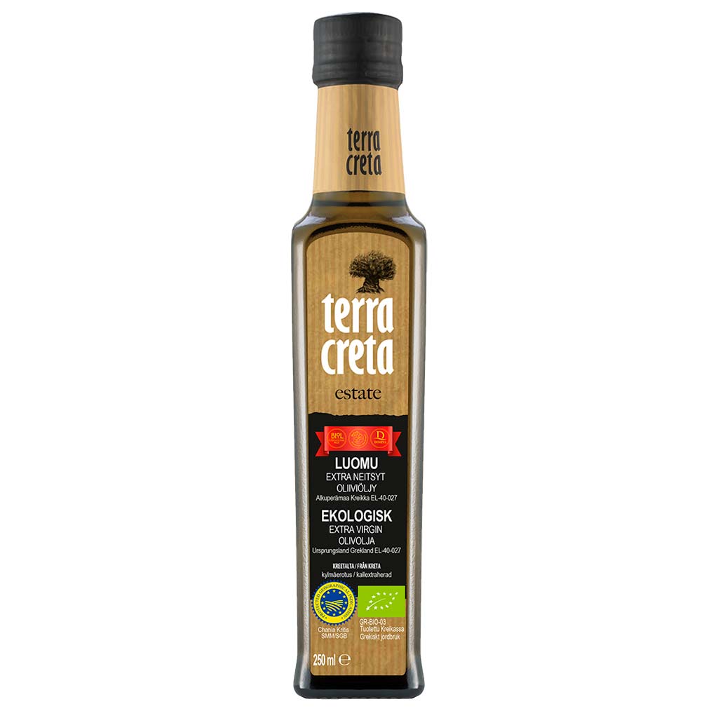 Terra Creta Extra-neitsytoliiviöljy luomu 250ml