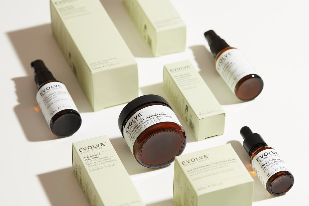 Evolve Organic Beautyn pakkaukset uudistuvat – tuttu sisältö, entistä kauniimpi ulkoasu