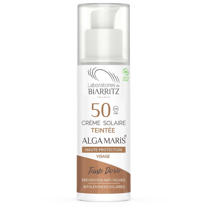 Alga Maris Sävyttävä aurinkovoide kasvoille SPF50 50ml - Golden