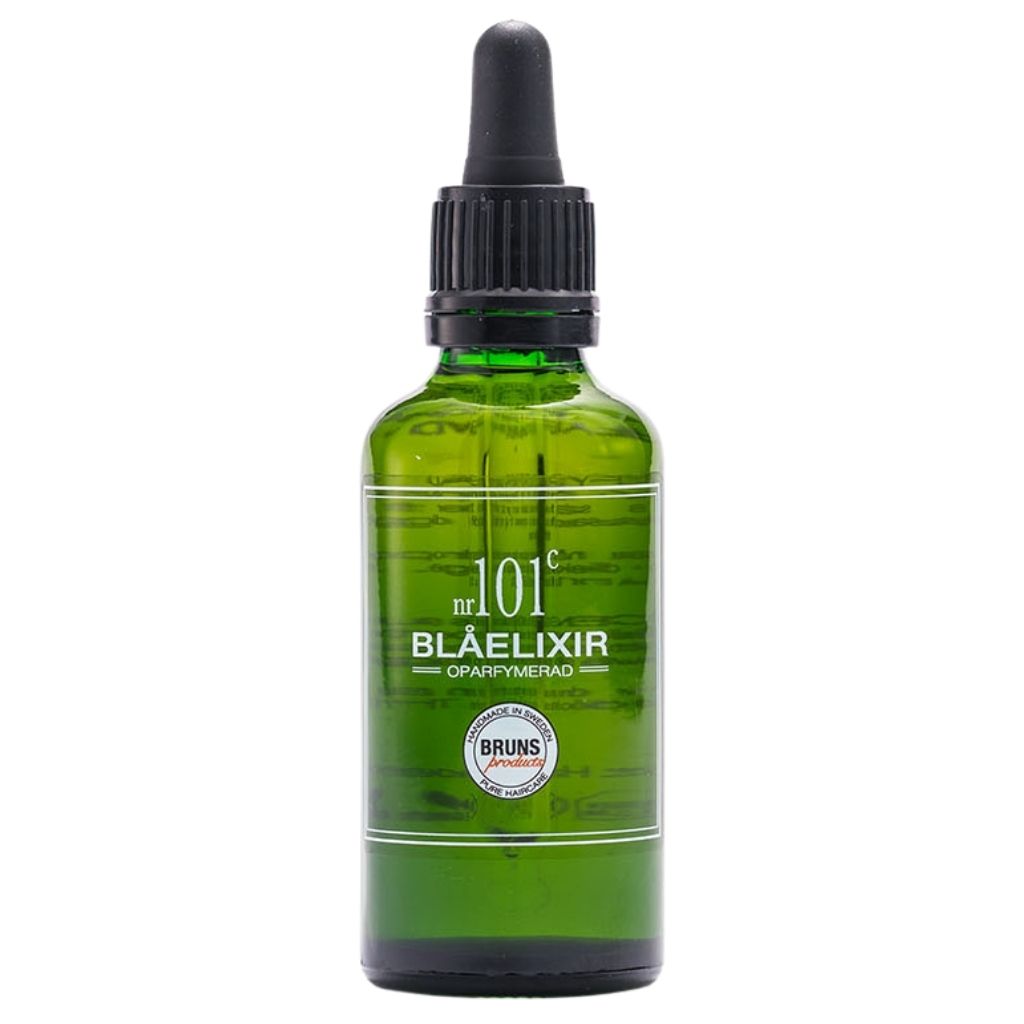 BRUNS Products Nr101c Unscented Blue Elixir Hajusteeton Seerumi Hiuspohjalle ja kasvoille 50ml