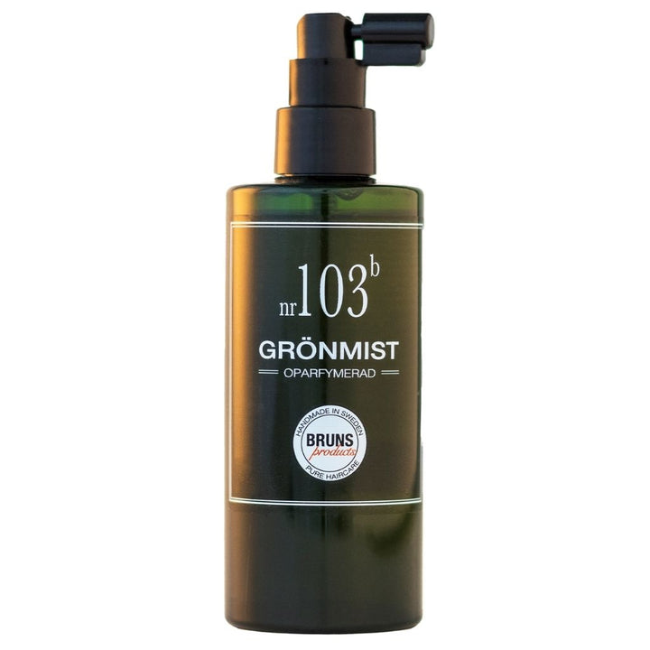 BRUNS Products Nr103b Unscented Green Mist Hajusteeton Suihke Hiuspohjalle ja kasvoille 200ml