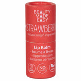Beauty Made Easy Vegan Paper Tube Lip Balm Huulivoide Strawberry