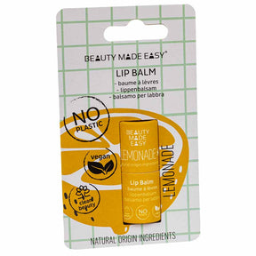 Beauty Made Easy Vegan Paper Tube Lip Balm Huulivoide Lemonade