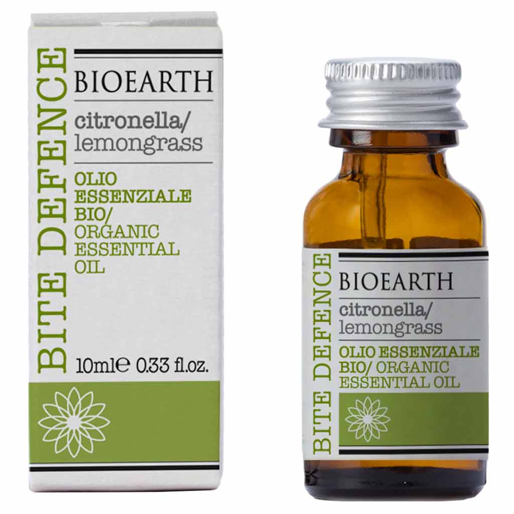 Bioearth Bite Defence Organic Essential Oil Eteerinen öljy Sitruunaruoho 10ml