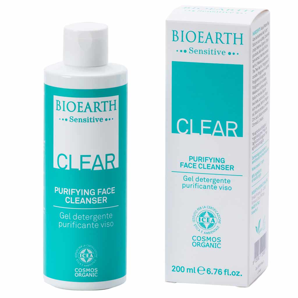 Bioearth Sensitive Clear Purifying Face Cleanser Puhdistusgeeli 200ml