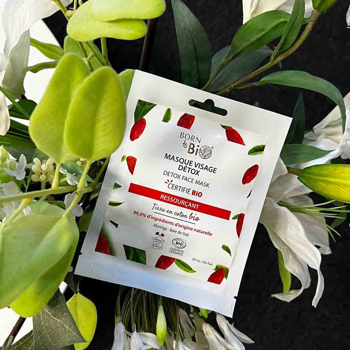 Born to Bio Detox Face Mask Syväpuhdistava Kangasnaamio 20ml