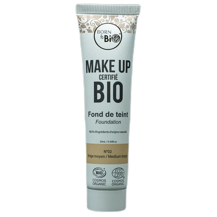 Born to Bio Organic Foundation - Meikkivoide 25ml - Medium Beige