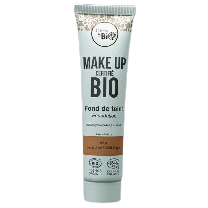 Born to Bio Organic Foundation - Meikkivoide 25ml - Golden Beige