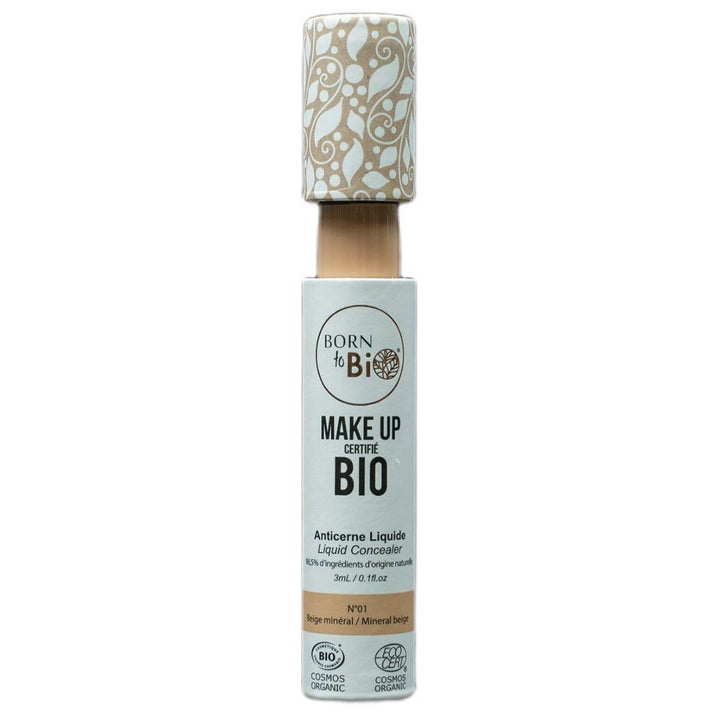 Born to Bio Organic Liquid Concealer - Nestemäinen peitevoide 3ml - Mineral Beige