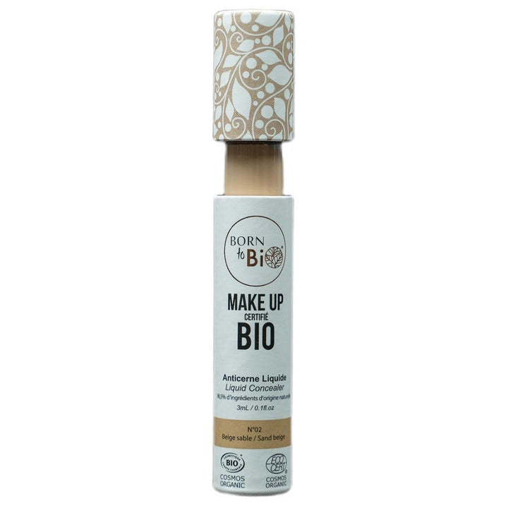 Born to Bio Organic Liquid Concealer - Nestemäinen peitevoide 3ml - Sandy Beige