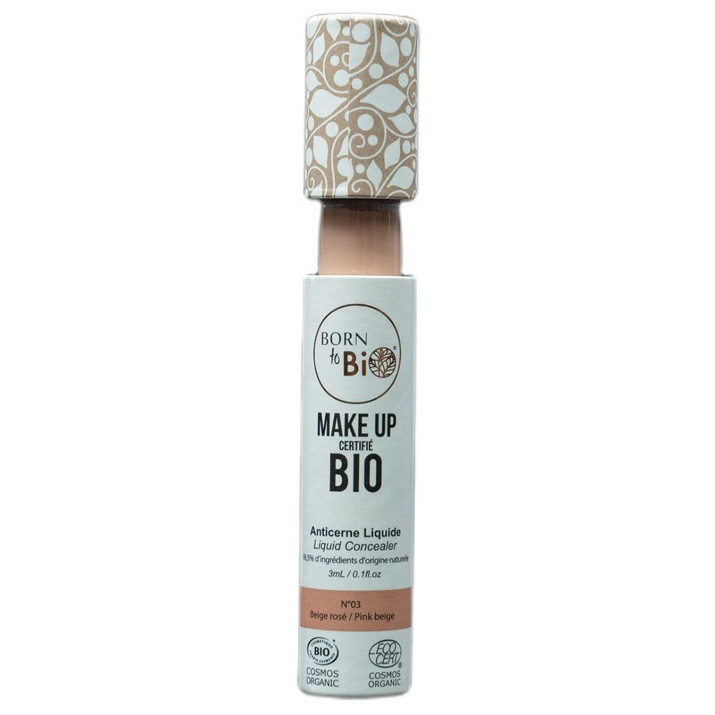 Born to Bio Organic Liquid Concealer - Nestemäinen peitevoide 3ml - Pink Beige