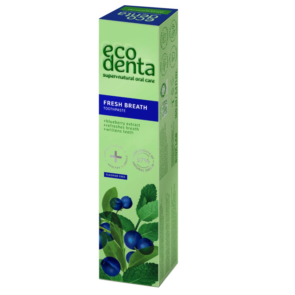 Ecodenta Fresh Breath Blueberry Toothpaste Hammastahna 100ml