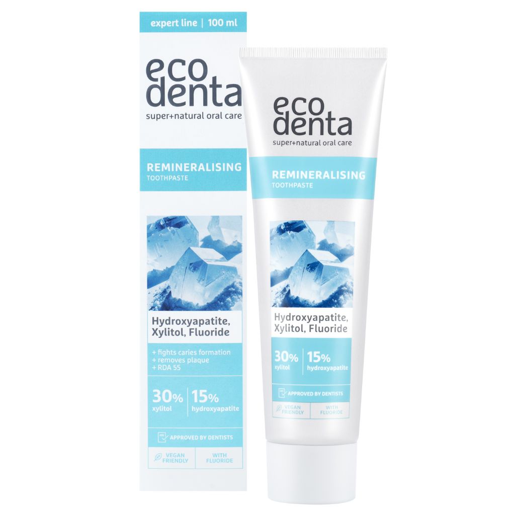 Ecodenta Remineralising Toothpaste with Xylitol and Hydroxyapatite 100ml