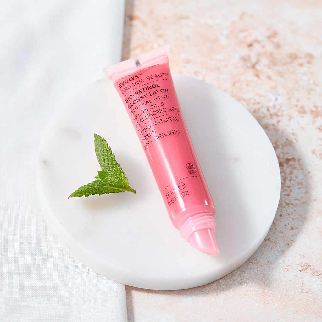 Evolve Organic Beauty Bio-Retinol Glossy Lip Oil 15ml