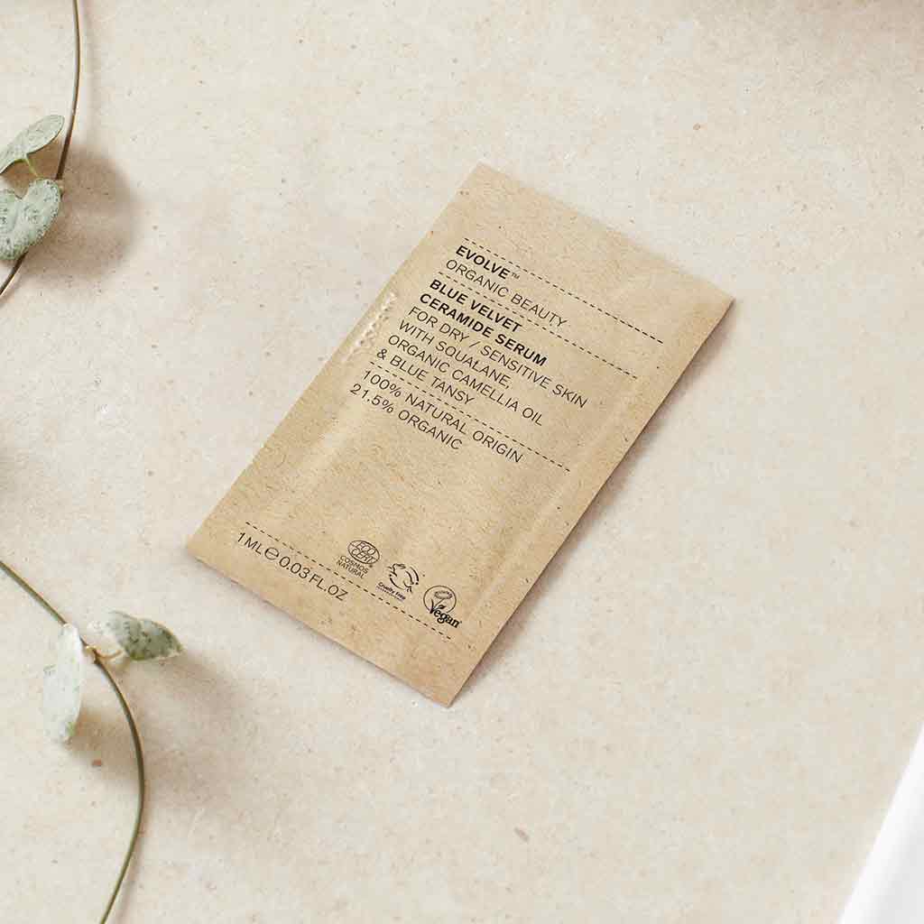 Evolve Organic Beauty Blue Velvet Ceramide Serum Kasvoseerumi 1ml Näyte