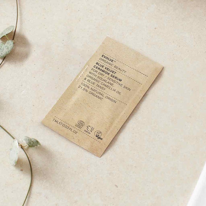 Evolve Organic Beauty Blue Velvet Ceramide Serum Kasvoseerumi 1ml Näyte